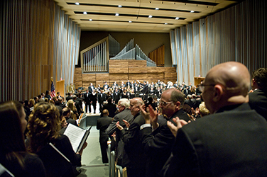 Schuster Hall during performance