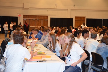 students at french immersion day