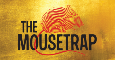 graphic for the theatre production of the mousetrap