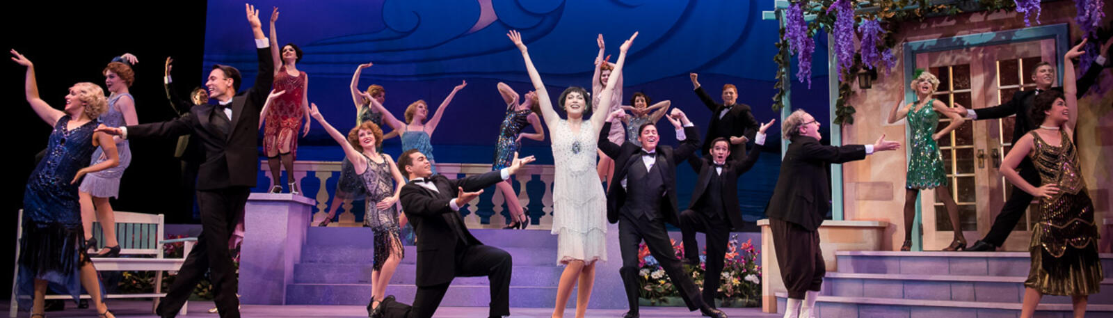 photo of wright state theatre students in a performance of no no nanette