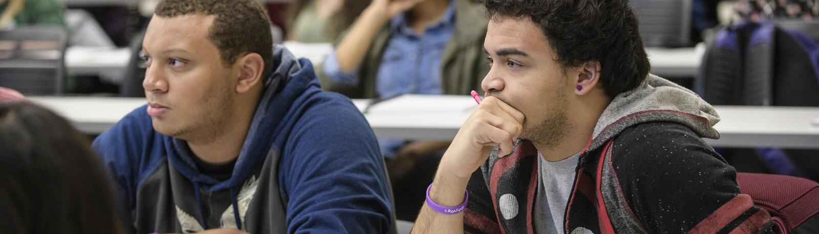 photo of students in a class at wright state