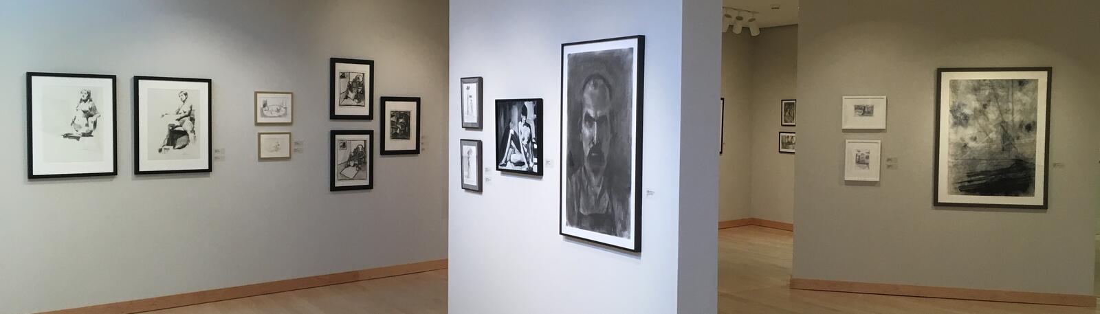 photo of an exhibition in the art galleries