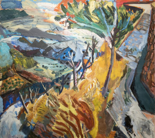 Painting: Study for Pine Grove, 2012, Oil on Canvas
