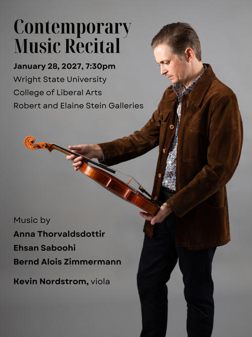Recital of Contemporary Music for Viola and Electronics