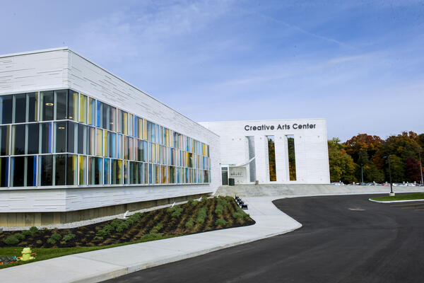 photo of the exterior of the creative arts center