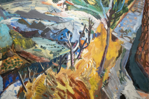 Painting: Study for Pine Grove, 2012, Oil on Canvas