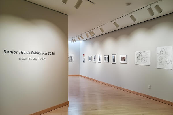 photo of senior thesis art gallery