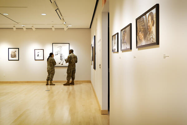 Active-duty artists share artwork at Wright State exhibit