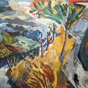 Painting: Study for Pine Grove, 2012, Oil on Canvas